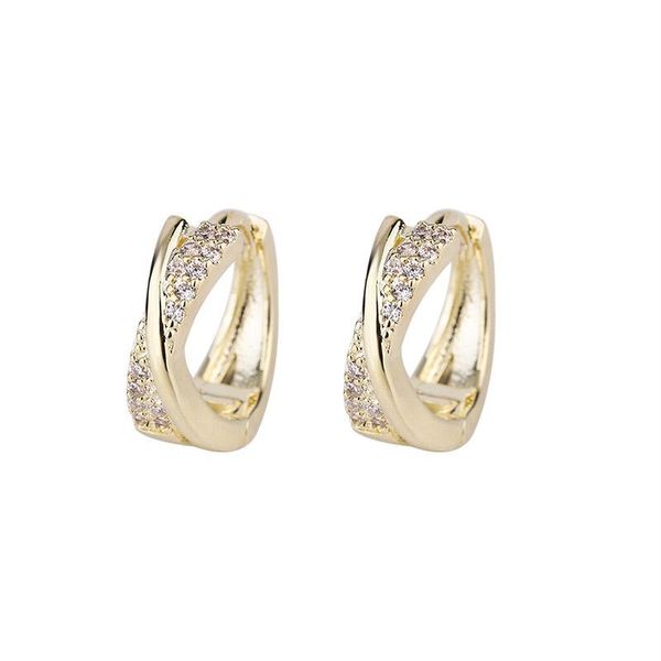 hoop & huggie gold color earrings for women x shaped microscope zircon piercing earing 2021 high sense korean style fashion jewelry kce012, Golden;silver
hoop & huggie gold color earrings for women x shaped microscope zircon piercing earing 2021 high sense korean style fashion jewelry kce012, Golden;silver