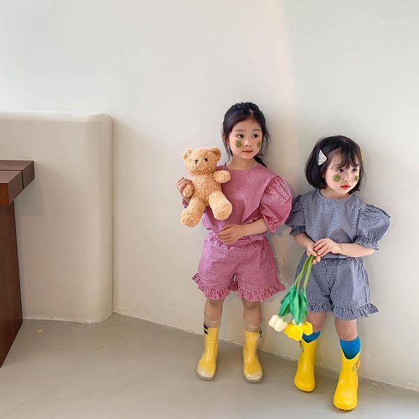 clothing sets summer cute baby girls plaid short sleeve clothes set children cotton loose casua 2pcs suit1, White
clothing sets summer cute baby girls plaid short sleeve clothes set children cotton loose casua 2pcs suit1, White