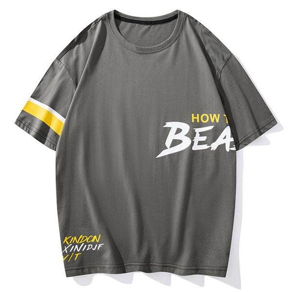 summer loose student t-shirt casual fashionable white clothes streetwear men's t-shirts, White;black
summer loose student t-shirt casual fashionable white clothes streetwear men's t-shirts, White;black