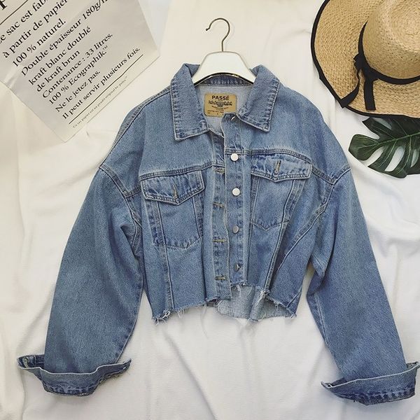 2021 new women's denim jacket, fashionable loose casual long sleeves, single lapel button, short hair, wear, spring and autumn a72a, Black;brown
2021 new women's denim jacket, fashionable loose casual long sleeves, single lapel button, short hair, wear, spring and autumn a72a, Black;brown