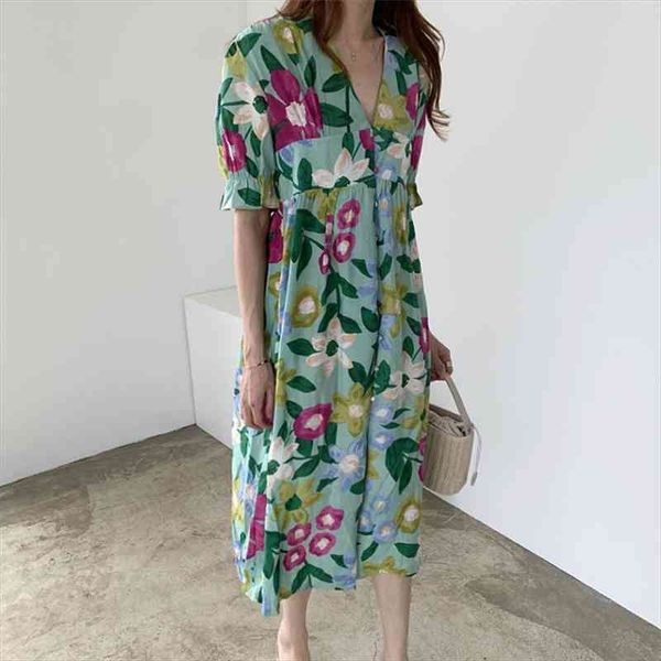 female long dress women dresses summer ladies floral colored flowers loose button short sleeve casual v-neck, Black;gray
female long dress women dresses summer ladies floral colored flowers loose button short sleeve casual v-neck, Black;gray