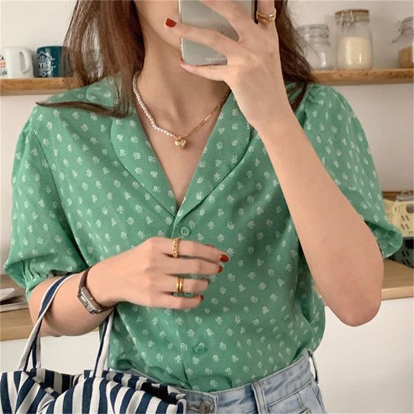 women's blouses & shirts alien kitty 2021 retro elegance ol florals streetwear office lady all match chic chiffon loose-fitting femme b, White
women's blouses & shirts alien kitty 2021 retro elegance ol florals streetwear office lady all match chic chiffon loose-fitting femme b, White