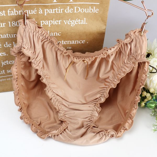 2Pieces/Lot Womens Panties Large Sizes High Waist Modal Ruffle Milk Silk Sexy Underwear Plus Size Women Underpanties Fits 75-140 Kg, Black
2Pieces/Lot Womens Panties Large Sizes High Waist Modal Ruffle Milk Silk Sexy Underwear Plus Size Women Underpanties Fits 75-140 Kg, Black
