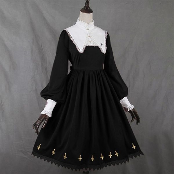 lolita style women dress medieval oversized retro lace lantern sleeve gothic dresses plus size 3xl big swing a-line vestido girl 210320, Black;gray
lolita style women dress medieval oversized retro lace lantern sleeve gothic dresses plus size 3xl big swing a-line vestido girl 210320, Black;gray