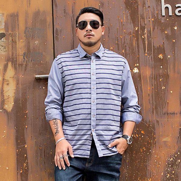 men's youth plus size fashion casual stripe printed long sleeve shirt fat dress shirts, White;black
men's youth plus size fashion casual stripe printed long sleeve shirt fat dress shirts, White;black