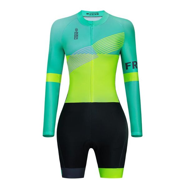 frenesi professional racing bicycle skinsuit long sleeve mountain bike riding sport suit ladies gel jumpsuit bodysuit sets, Black;blue
frenesi professional racing bicycle skinsuit long sleeve mountain bike riding sport suit ladies gel jumpsuit bodysuit sets, Black;blue