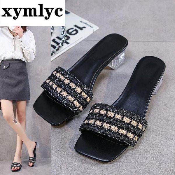 rhinestone slippers women crystal diamond square heel gladiator mules for big size 35-44 zapatillas mujer casa, Black
rhinestone slippers women crystal diamond square heel gladiator mules for big size 35-44 zapatillas mujer casa, Black