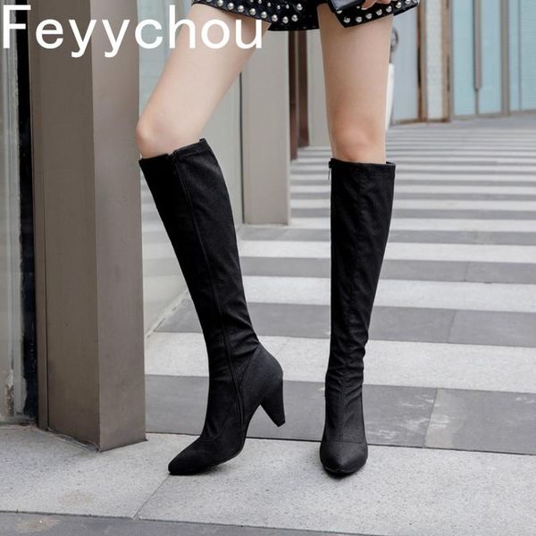 boots women autumn winter warm spike heels sequined cloth modern high-heels knee-high pointed toe zip 2021 leisure, Black
boots women autumn winter warm spike heels sequined cloth modern high-heels knee-high pointed toe zip 2021 leisure, Black