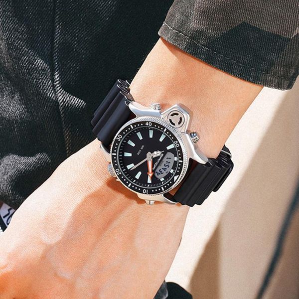 wristwatches reloj hombre fashion brand black men's watches luxury quartz wristwatch waterproof sports male clock relogio masculino, Slivery;brown
wristwatches reloj hombre fashion brand black men's watches luxury quartz wristwatch waterproof sports male clock relogio masculino, Slivery;brown