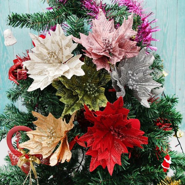 handcraft glitter large artificial flowers christmas decor poinsettia fake for diy xmas wedding year home decoration decorative & wreaths
handcraft glitter large artificial flowers christmas decor poinsettia fake for diy xmas wedding year home decoration decorative & wreaths