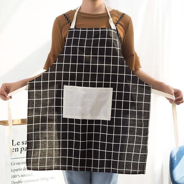 aprons 1pcs waterproof and oil-proof plaid sleeveless apron kitchen women's home cooking baking waist bib 70*56cm
aprons 1pcs waterproof and oil-proof plaid sleeveless apron kitchen women's home cooking baking waist bib 70*56cm