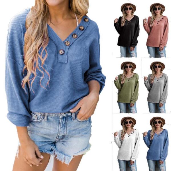chic women autumn v-neck casual loose knit sweater long sleeve solid color deep v neck buttons design pullover women's sweaters, White;black
chic women autumn v-neck casual loose knit sweater long sleeve solid color deep v neck buttons design pullover women's sweaters, White;black