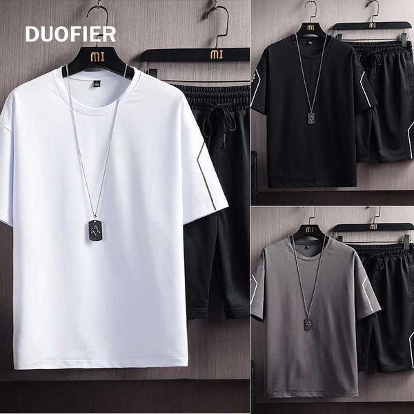 men casual set fashion 2 piece sweatsuit striped short sleeve t-shirt+shorts sets mens sportswear tracksuit summer suit 5xl 210603, Gray
men casual set fashion 2 piece sweatsuit striped short sleeve t-shirt+shorts sets mens sportswear tracksuit summer suit 5xl 210603, Gray