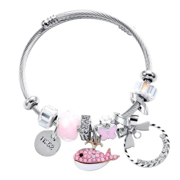 han feng's coming dolphin love titanium steel bracelet adjustable stainless steel material, Black
han feng's coming dolphin love titanium steel bracelet adjustable stainless steel material, Black