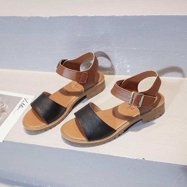 sandals vintage ladies 2021 summer flat shoes fashion black white sports women outdoor leather casual low heels
sandals vintage ladies 2021 summer flat shoes fashion black white sports women outdoor leather casual low heels