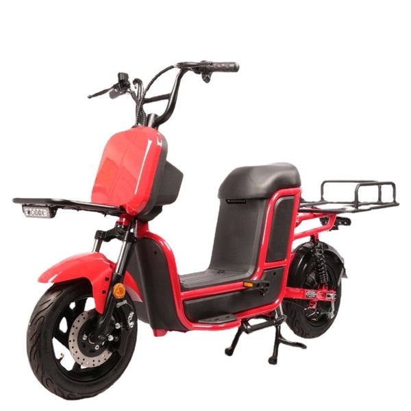 10 inch wheel delivery food electric scooter with fold pedal
