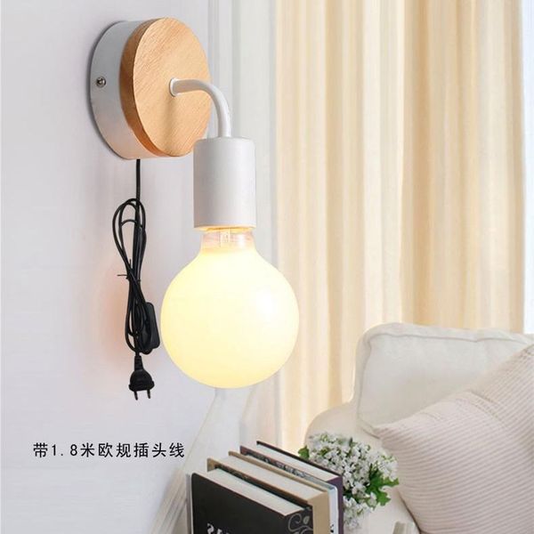 wall lamp modern simple iron art led light with plug bedroom lighting living room lights e27 xbd0013
wall lamp modern simple iron art led light with plug bedroom lighting living room lights e27 xbd0013