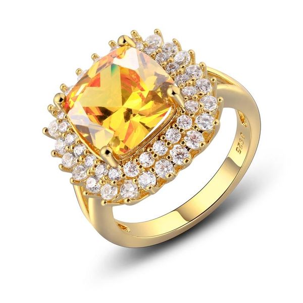 cluster rings 925 sterling silver for women solitaire cushion yellow created citrine cz wedding engagement fine jewelry valentines gift, Golden;silver
cluster rings 925 sterling silver for women solitaire cushion yellow created citrine cz wedding engagement fine jewelry valentines gift, Golden;silver