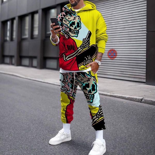 jogging clothing mens sets autumn 3d print hoodie trousers suit trendy tracksuit outfit outdoor casual sports sweatshirt, Black;red
jogging clothing mens sets autumn 3d print hoodie trousers suit trendy tracksuit outfit outdoor casual sports sweatshirt, Black;red