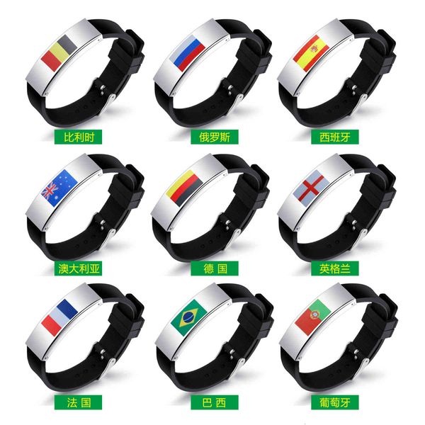 hand catenary accessories football fans peripheral bracelet personality silicone men's, Golden;silver
hand catenary accessories football fans peripheral bracelet personality silicone men's, Golden;silver