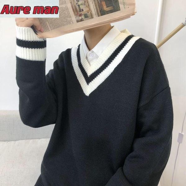 men's sweaters sweater for cardigan korean loose fashion shirt on wool men clothing 2021, White;black
men's sweaters sweater for cardigan korean loose fashion shirt on wool men clothing 2021, White;black