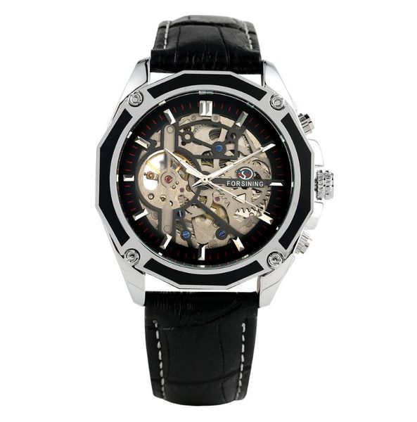 men's automatic mechanical watch hollow out luxury wristwatch stainless steel skeleton leather strap luminous functions wristwatches, Slivery;brown
men's automatic mechanical watch hollow out luxury wristwatch stainless steel skeleton leather strap luminous functions wristwatches, Slivery;brown