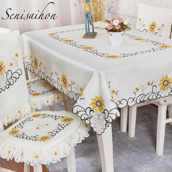 table cloth european dinning yellow sunflower lace embroidery rectangular tablecloth multipurpose tv cabinet/nightstand cover
table cloth european dinning yellow sunflower lace embroidery rectangular tablecloth multipurpose tv cabinet/nightstand cover