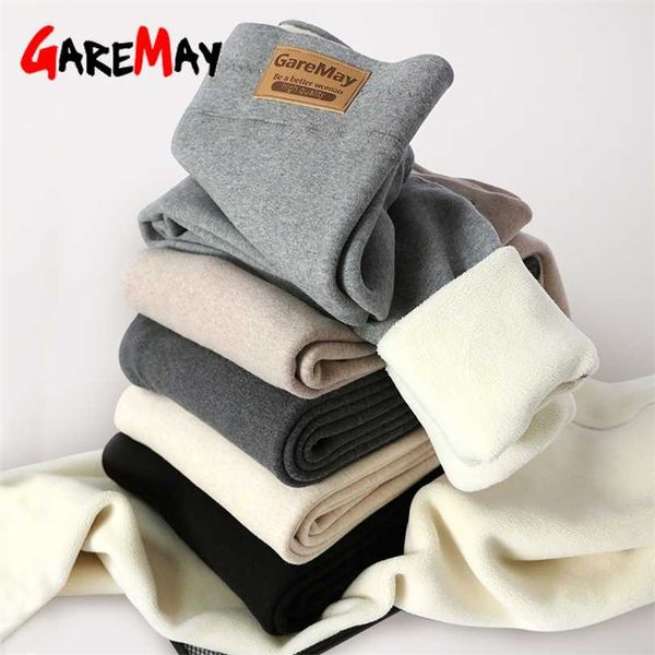 women's winter leggings with fleece large size velvet slimming cotton cashmere thermal tights warm for women 211218, Black
women's winter leggings with fleece large size velvet slimming cotton cashmere thermal tights warm for women 211218, Black