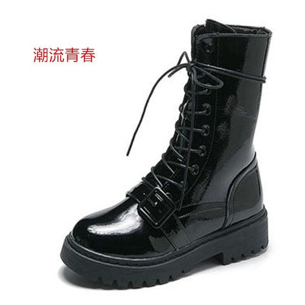 boots women winter square heels front fashion ankle single buckle zipper for british style locomotives, Black
boots women winter square heels front fashion ankle single buckle zipper for british style locomotives, Black