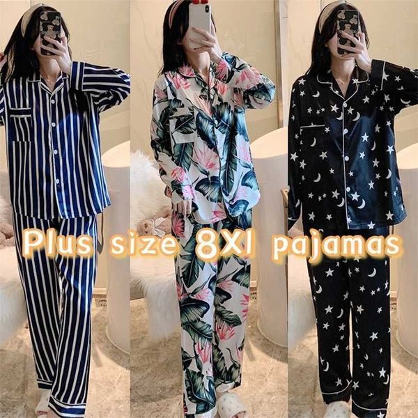 3xl-8xl long pajamas summer sleepwear plus size adults satin women's suit nightgown silk nightie om wear home clothes 211126, Black;red
3xl-8xl long pajamas summer sleepwear plus size adults satin women's suit nightgown silk nightie om wear home clothes 211126, Black;red