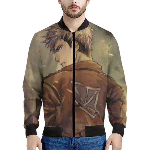 attack on giant profile pattern men s baseball jacket high-quality comfortable fashionable travel sports party commute, Black;brown
attack on giant profile pattern men s baseball jacket high-quality comfortable fashionable travel sports party commute, Black;brown