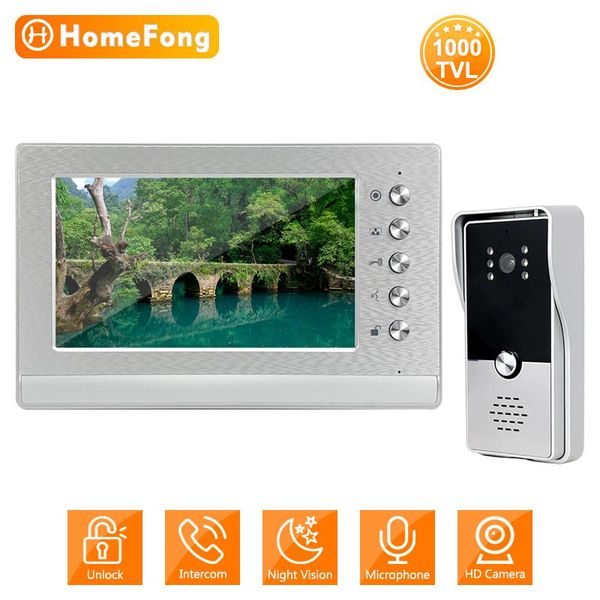 video door phones homefong intercom 1000 tvl 7 inch hd screen waterproof function call panel unlock night vision visual doorbell home safety
video door phones homefong intercom 1000 tvl 7 inch hd screen waterproof function call panel unlock night vision visual doorbell home safety