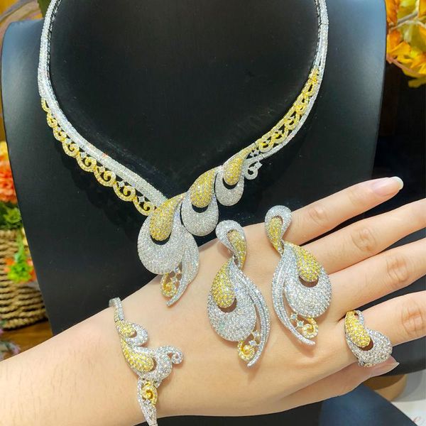 earrings & necklace kellybola dubai gorgeous sparkle bridal wedding bracelet ring set ladies cubic zirconia cz fine jewelry 4pcs, Silver
earrings & necklace kellybola dubai gorgeous sparkle bridal wedding bracelet ring set ladies cubic zirconia cz fine jewelry 4pcs, Silver