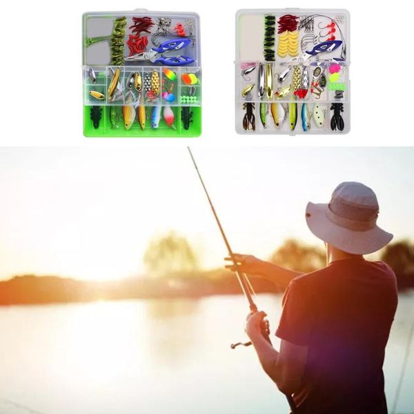fishing tackle set, lures kit set for trout, salmon,bass, including spoon lures, soft plastic worms, jigs f1fd accessories
fishing tackle set, lures kit set for trout, salmon,bass, including spoon lures, soft plastic worms, jigs f1fd accessories