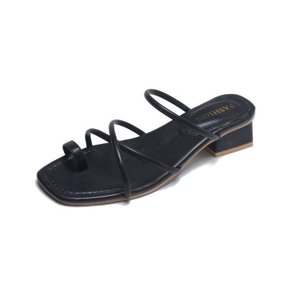 slippers women's loafers summer 2021 fashion square heels sandals slides woman wedges footwear female beach flops shoes 35 36 37 38 39, Black
slippers women's loafers summer 2021 fashion square heels sandals slides woman wedges footwear female beach flops shoes 35 36 37 38 39, Black