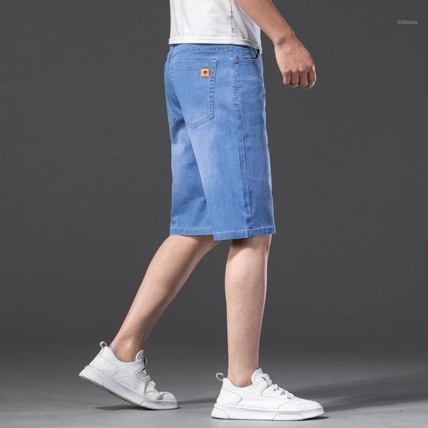 men's shorts 2021 summer mens stretch short jeans classic lyocell material business casual elastic male denim plus size 28-42 44 46, White;black
men's shorts 2021 summer mens stretch short jeans classic lyocell material business casual elastic male denim plus size 28-42 44 46, White;black