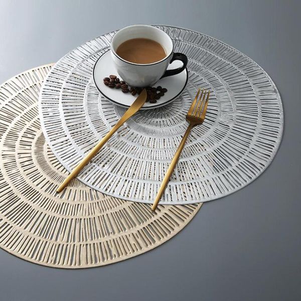 mats & pads simplicity style round shape placemat coffee mat for dining table decor western food heat insulation kitchen supply
mats & pads simplicity style round shape placemat coffee mat for dining table decor western food heat insulation kitchen supply
