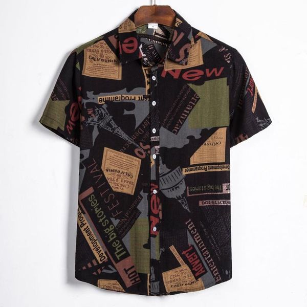 men's casual shirts hawaiian mens blouse vintage ethnic style print men plus size holiday streetwear summer clothing ropa hombre, White;black
men's casual shirts hawaiian mens blouse vintage ethnic style print men plus size holiday streetwear summer clothing ropa hombre, White;black
