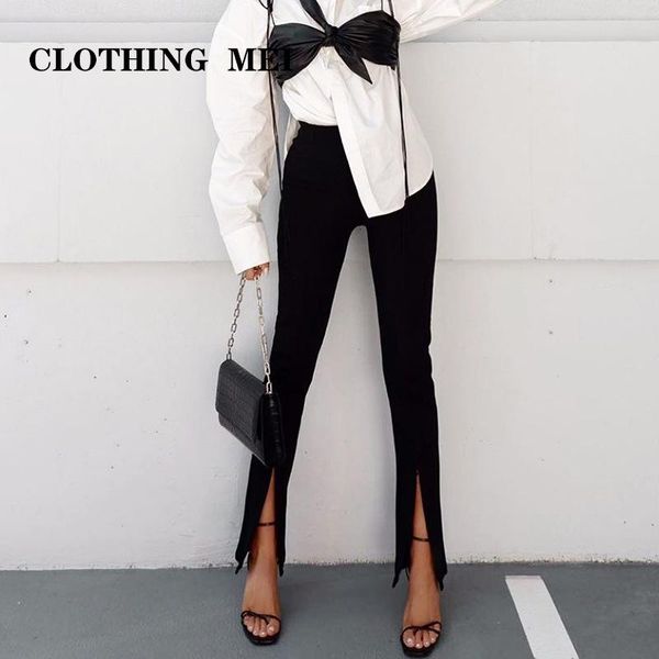 women's pants & capris autumn high-waist stretch slim-fit trousers with zipper slits, trousers, elegant office ladies straight-leg, Black;white
women's pants & capris autumn high-waist stretch slim-fit trousers with zipper slits, trousers, elegant office ladies straight-leg, Black;white