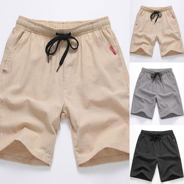 men's shorts lanyard pocket solid color casual men light cotton linen beach gym sweatpants man clothing 2021 summer#3, White;black
men's shorts lanyard pocket solid color casual men light cotton linen beach gym sweatpants man clothing 2021 summer#3, White;black