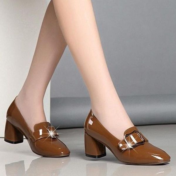 dress shoes zapato negro tacon women fashion brown round toe slip on square heel pumps lady casual black office high f6035
dress shoes zapato negro tacon women fashion brown round toe slip on square heel pumps lady casual black office high f6035