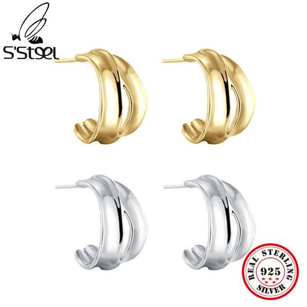 stud s'steel irregular minimalist earrings gift for women 925 sterling silver earings statement accessories earing fine jewelry, Golden;silver
stud s'steel irregular minimalist earrings gift for women 925 sterling silver earings statement accessories earing fine jewelry, Golden;silver