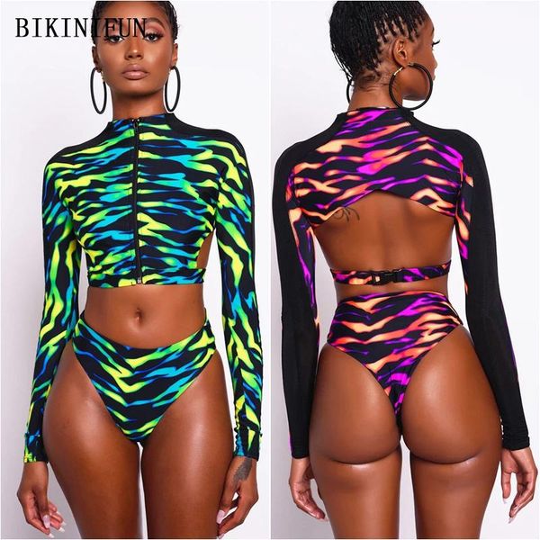 one-piece suits 2021 wave striped swimsuit women long sleeve swimwear front zipper beachwear s-xl girl backless bathing suit bikini set
one-piece suits 2021 wave striped swimsuit women long sleeve swimwear front zipper beachwear s-xl girl backless bathing suit bikini set