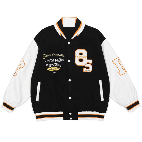 men's jackets male autumn bomber jacket, baseball harajuku, hip hop, streetwear, vintage, artistic, lyrics, embroidery, varying jacket, Black;brown
men's jackets male autumn bomber jacket, baseball harajuku, hip hop, streetwear, vintage, artistic, lyrics, embroidery, varying jacket, Black;brown