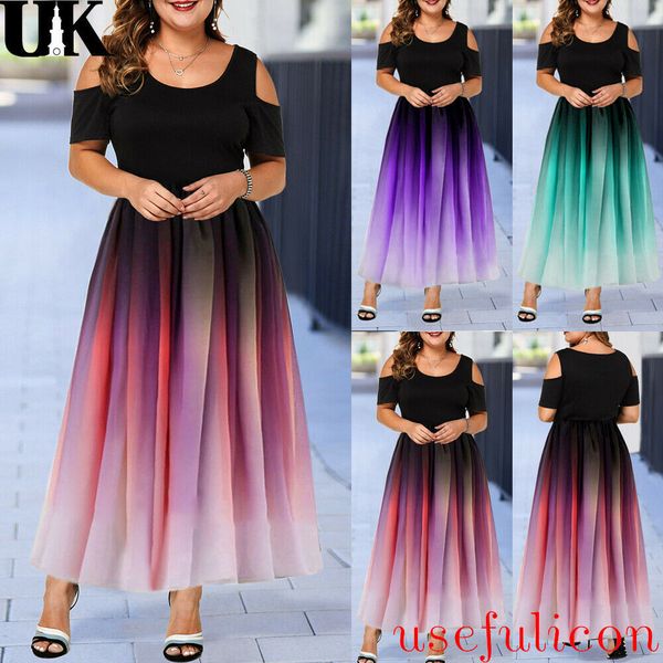 plus size women's clothes gradient off-shoulder casual dress elegant draped fashion evening long dresses 2021 new arrivals, Black
plus size women's clothes gradient off-shoulder casual dress elegant draped fashion evening long dresses 2021 new arrivals, Black