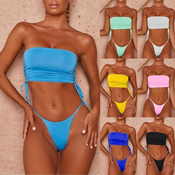 bikini 2021 bikinis solid push up padded bra straps high waist swimsuit female swimwear women biquini women's, White;black
bikini 2021 bikinis solid push up padded bra straps high waist swimsuit female swimwear women biquini women's, White;black