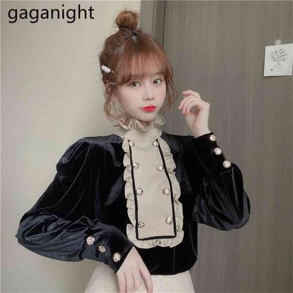 gaganight elegant women solid shirt chic ruffles long sleeve blouses autumn winter korean office lady vintage black blusas 210323, White
gaganight elegant women solid shirt chic ruffles long sleeve blouses autumn winter korean office lady vintage black blusas 210323, White