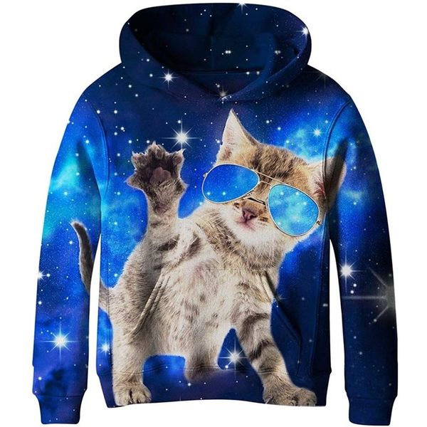 cat blue pattern comfortable men and women novelty hoodie 3d printing pullover hooded sweater with pocket 100-160, Black
cat blue pattern comfortable men and women novelty hoodie 3d printing pullover hooded sweater with pocket 100-160, Black