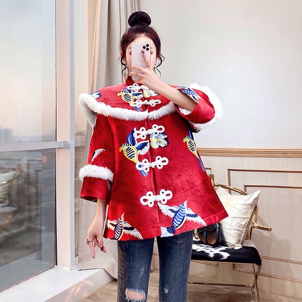 tang style chinese style thickened new years dress cotton padded jacket winter dress womens new years dress red festive, Tan;black
tang style chinese style thickened new years dress cotton padded jacket winter dress womens new years dress red festive, Tan;black