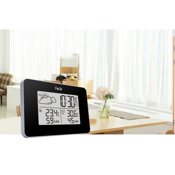 multifunction wireless weather clock indoor outdoor hygrometer digital forecast barometer calendar alarm clo desk & table clocks
multifunction wireless weather clock indoor outdoor hygrometer digital forecast barometer calendar alarm clo desk & table clocks